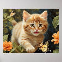 *~* Fleurs de cercueil papillon 5:4 Chat Kitten AP
