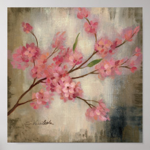 Affiche Fleurs de cerisiers