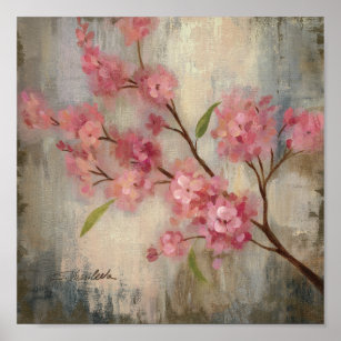 Affiche Fleurs de cerisiers et succursale