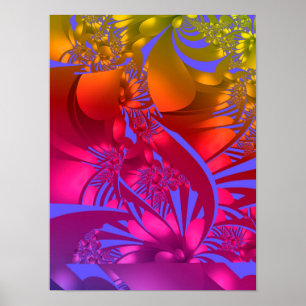 Affiche Fleurs de Chakra