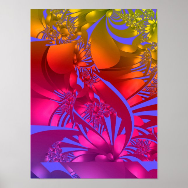 Affiche Fleurs de Chakra (Devant)