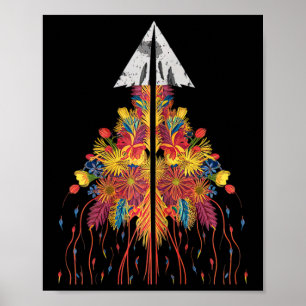 Affiche Fleurs de chasse à la pointe Arrowhead Pièce colle