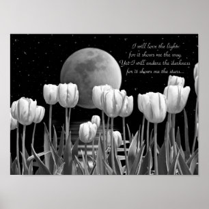 Affiche Fleurs de Lune