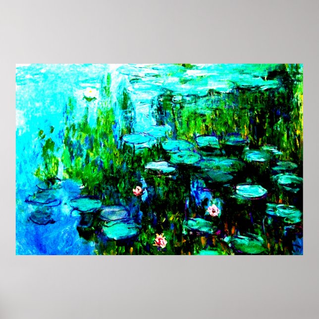 Affiche Fleurs de Lys de Monet (Devant)
