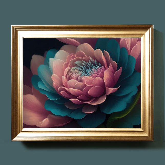 Affiche Fleurs de mise à jour peintes en gras 4:3 (Créateur téléchargé)