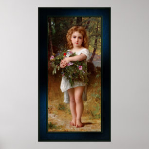 Affiche Fleurs De Printemps by William Bouguereau