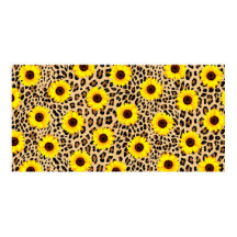 Fleurs de soleil et Empreinte de léopard : Nat gra