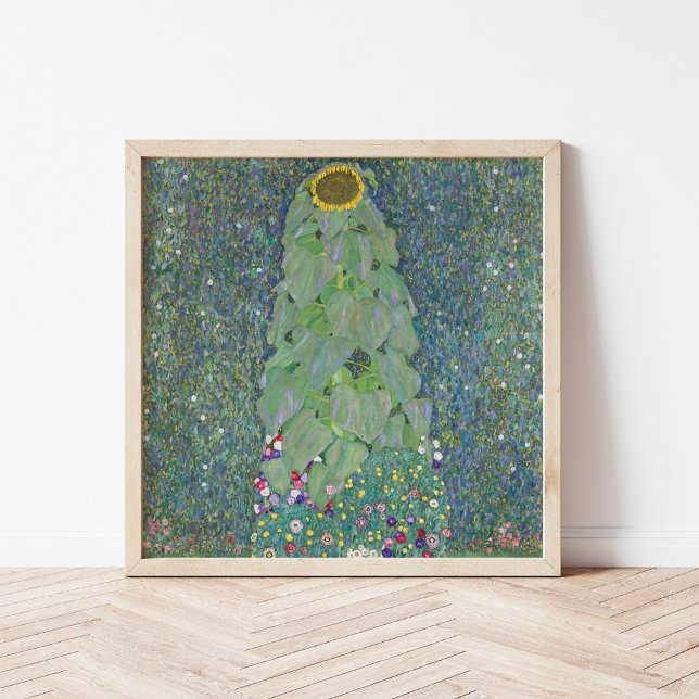 Affiche Fleurs de soleil | Gustav Klimt (Créateur téléchargé)