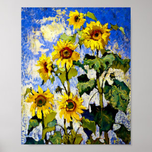 Affiche Fleurs de soleil par Konstantin Gorbatov