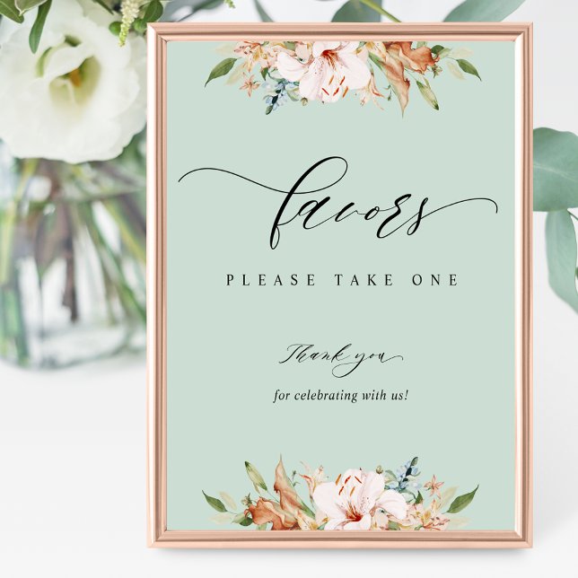 Affiche Fleurs de terre et mariage d'âge Favoriser le sign (Créateur téléchargé)