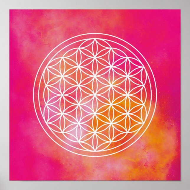 Affiche Fleurs de vie (Devant)