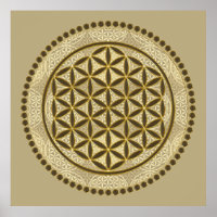 FLEURS DE VIE - Symbole de géométrie sacrée Art 2