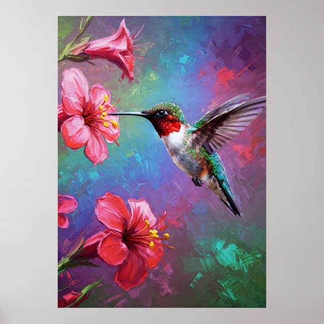 Affiche Fleurs de Whisperer : Hummingbird Melody (Devant)