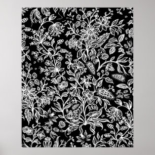 Affiche Fleurs décoratives 21