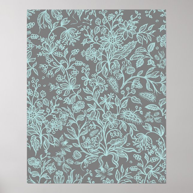 Affiche Fleurs décoratives 8 (Devant)