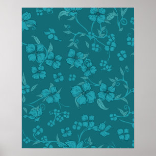 Affiche Fleurs déplaisantes Motif 9