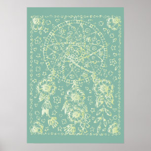 Affiche Fleurs d'été