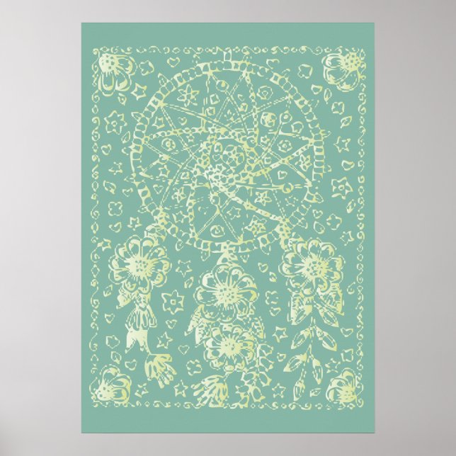 Affiche Fleurs d'été (Devant)