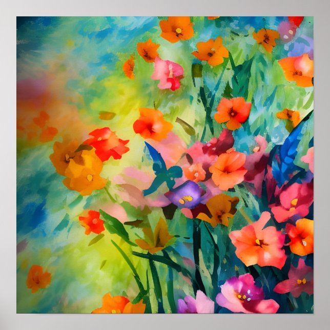 Affiche Fleurs d'été (Devant)