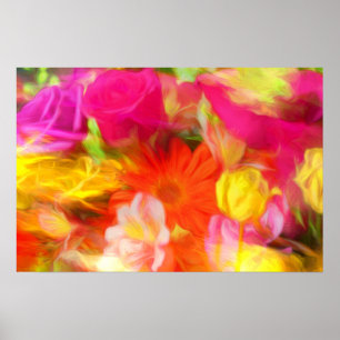 Affiche Fleurs d'été
