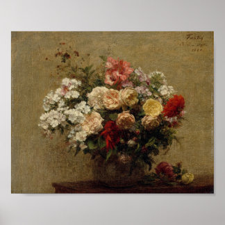 Affiche Fleurs d'été par Henri Fantin-Latour