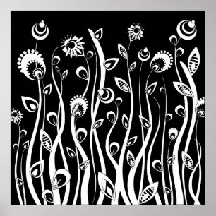 Affiche Fleurs d'imaginaire