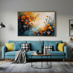 Affiche Fleurs en célébration