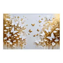 Fleurs et papillons paradisiaques #3