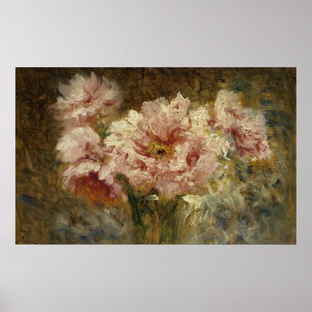 Affiche Fleurs - Félix Ziem (Devant)
