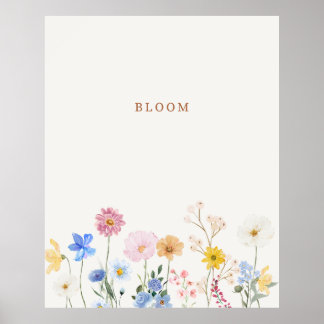 Affiche Fleurs florissantes