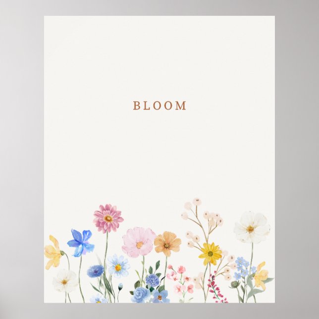 Affiche Fleurs florissantes (Devant)