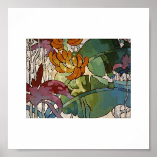 Affiche Fleurs hawaïennes par Arman Manookian c. Années 19