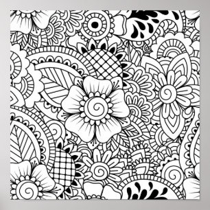 Affiche Fleurs inspirées 2