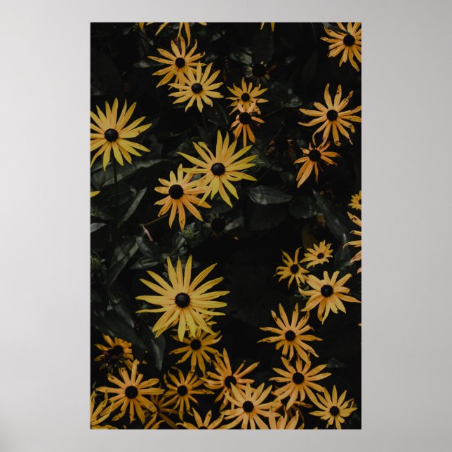 AFFICHE FLEURS JAUNES (Devant)
