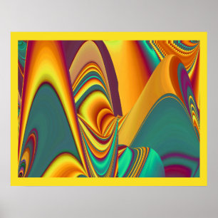 Affiche Fleurs Magiques de Printemps Eté Automne