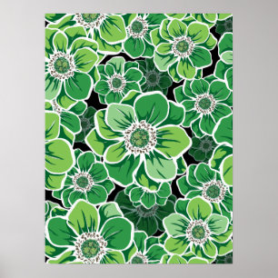 Affiche Fleurs Mandala 3
