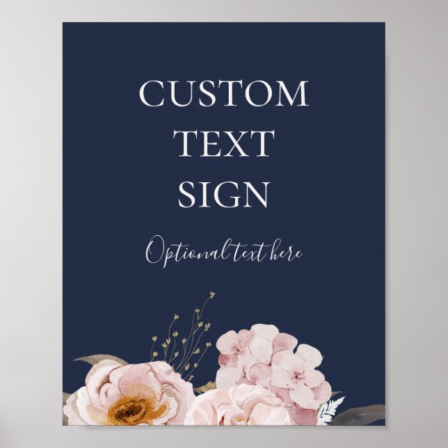 Affiche Fleurs Moderne Teintées | Cartes et Cadeaux Person (Devant)