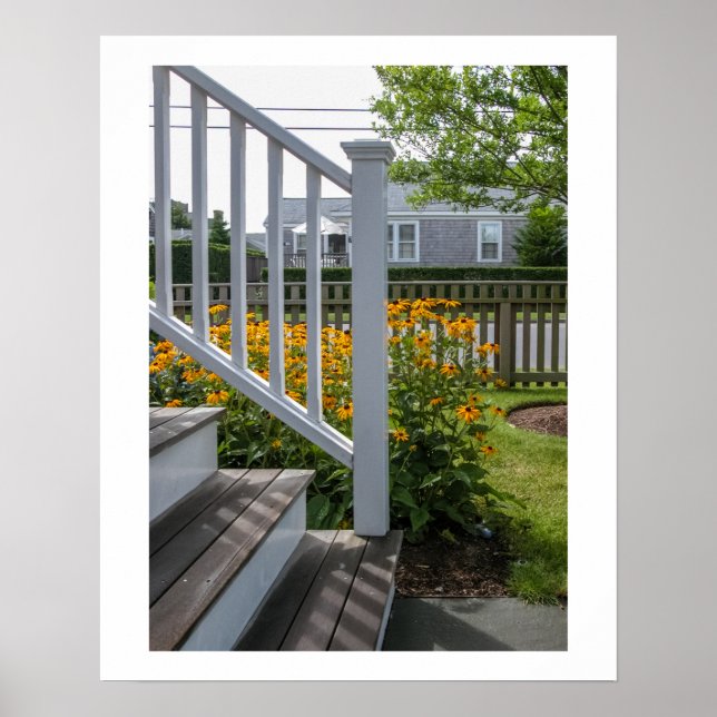 Affiche Fleurs Nantucket #4 (Devant)