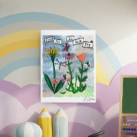 Fleurs, notes musicales et oeuvres d'art de la joi