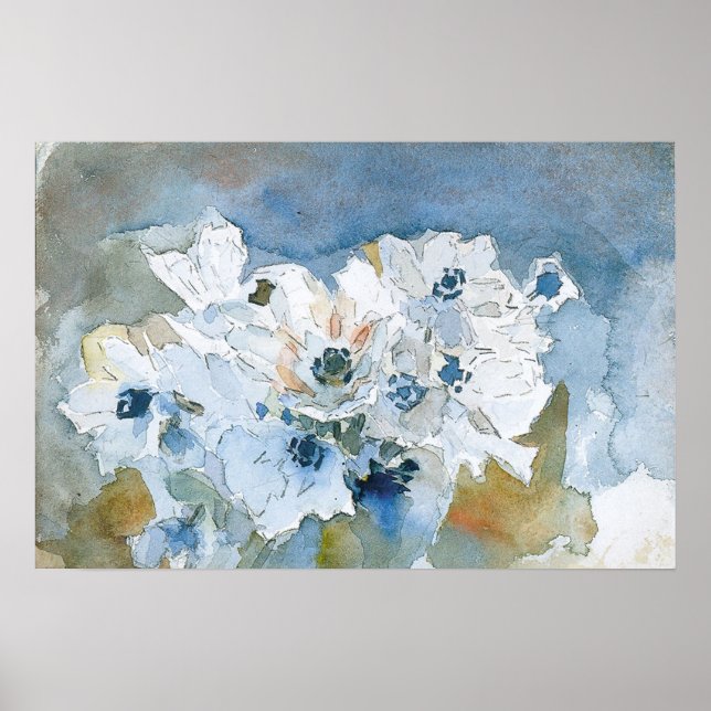 Affiche Fleurs par Vrubel (Devant)