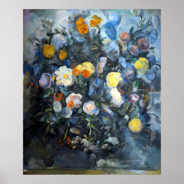 Affiche Fleurs - Paul Cezanne - c1902 (Devant)