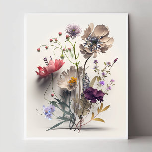 Affiche Fleurs perdues