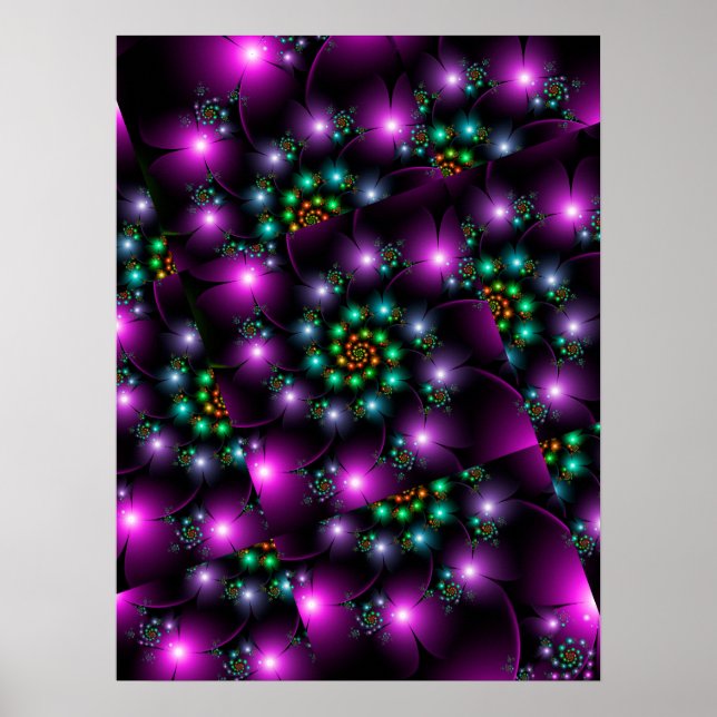 Affiche Fleurs pivotantes (Devant)