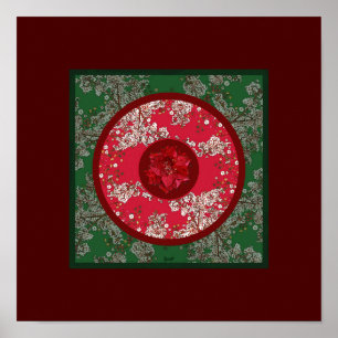 Affiche Fleurs pour Noël