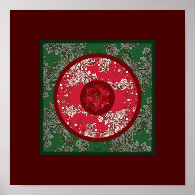 Affiche Fleurs pour Noël (Devant)
