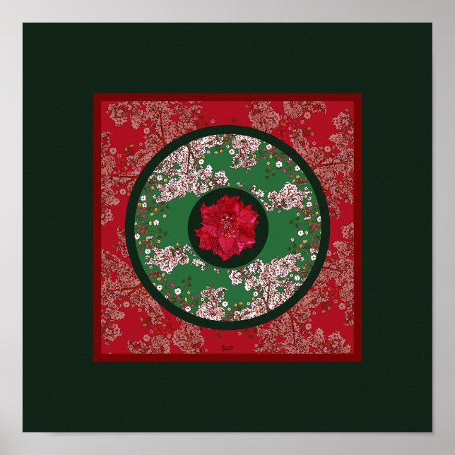 Affiche Fleurs pour Noël (Devant)