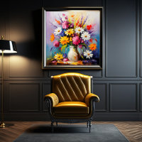 Fleurs printanières en fleurs, art d'arrangement f