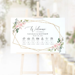 Affiche Fleurs Rouges, Fleurs Roses, Chronologie de Mariag