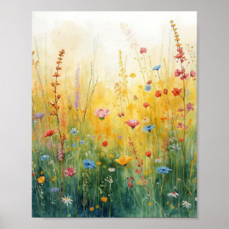 Affiche Fleurs Sauvages
