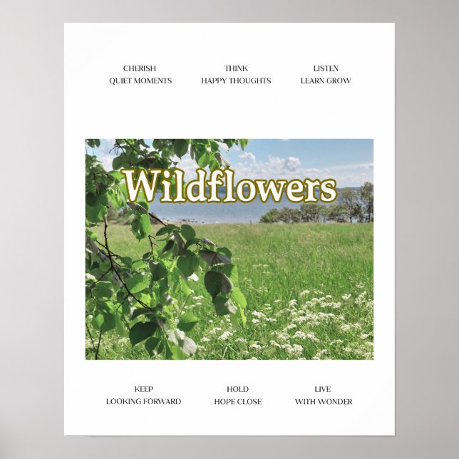 Affiche Fleurs sauvages (Devant)